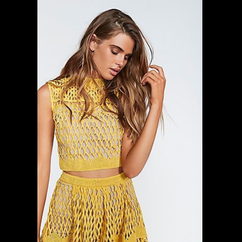 Free People Ministry of Style Demure Set Mustard 6